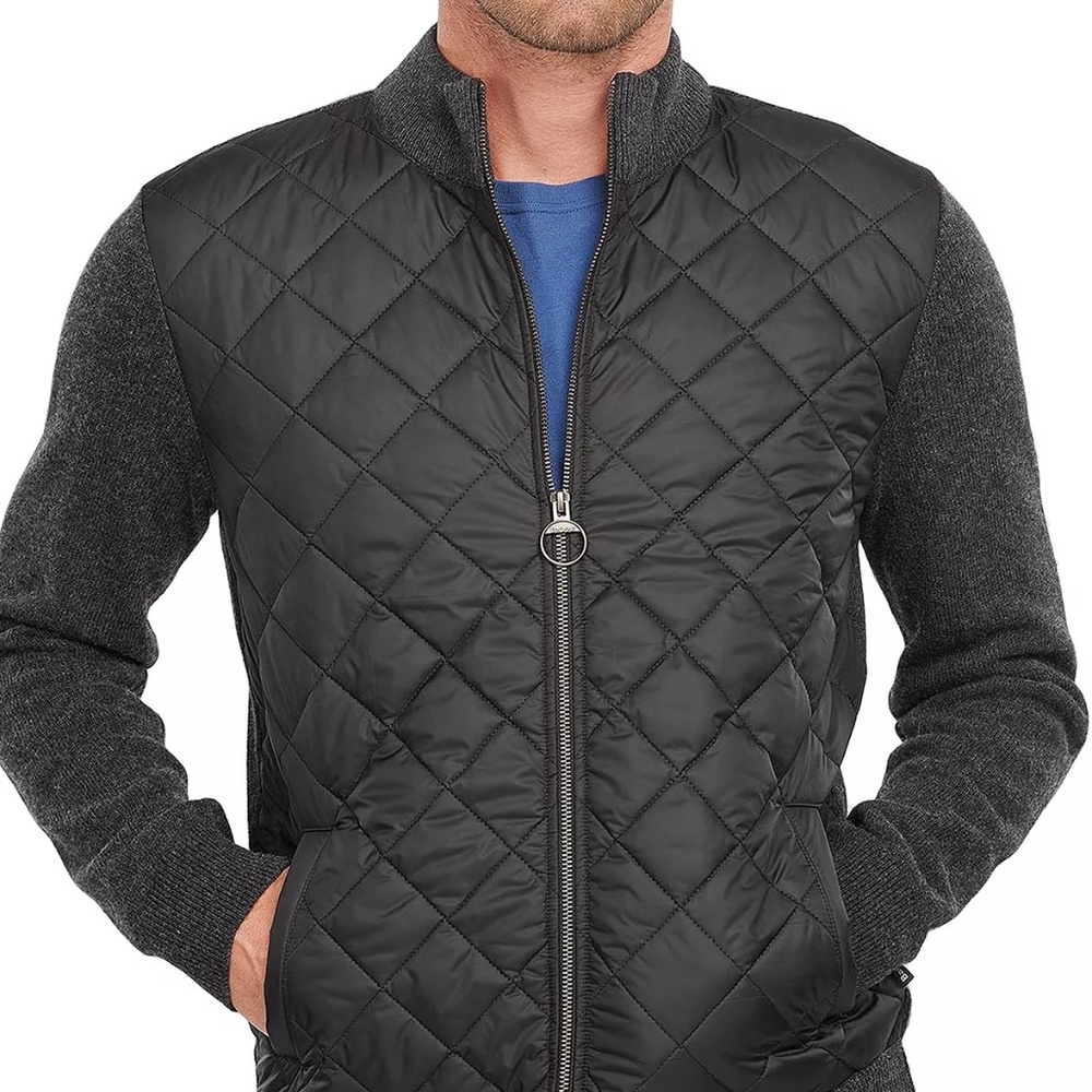 Barbour Essential Diamond Quilt jacket for men